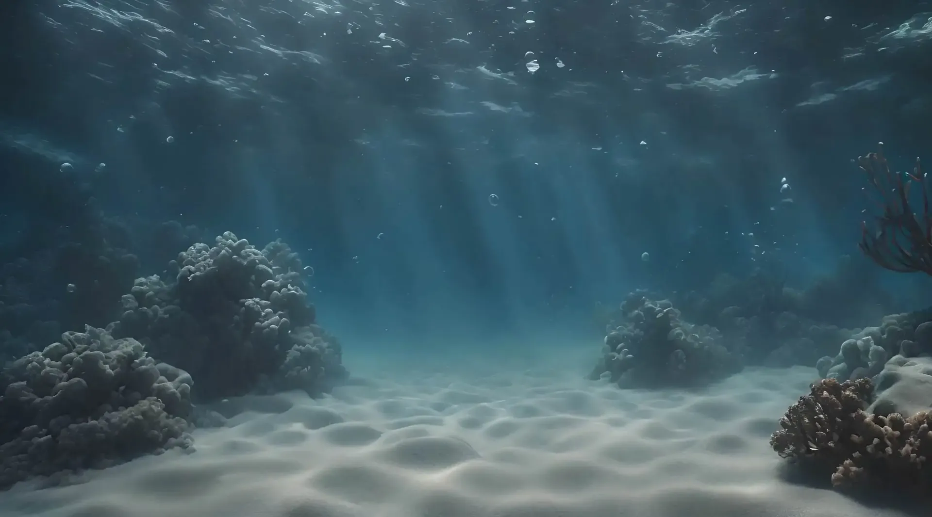 Underwater Sea Light Rays Loop